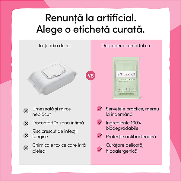 Servetele intime biodegradabile