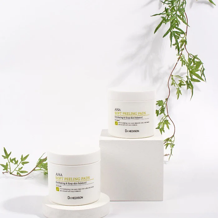 Dischete Exfoliante Cu AHA Soft Peeling Pads