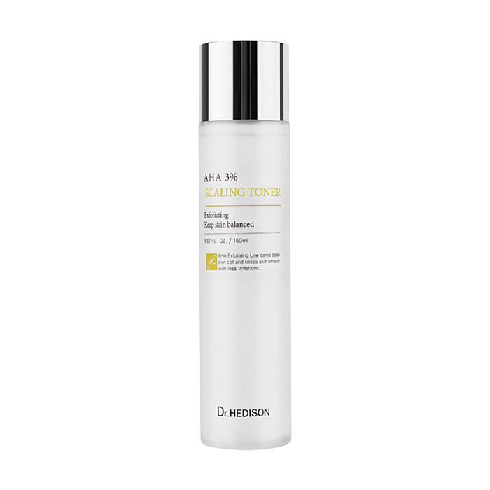 Toner cu actiune exfolianta Cu 3% AHA Scaling Toner