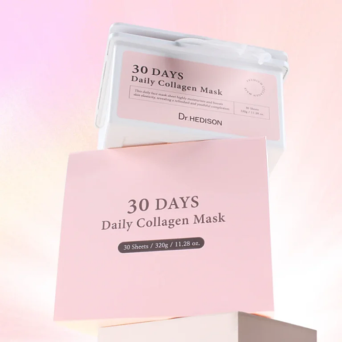 Set 30 Masti Cu Colagen 30 Days Daily Collagen Mask