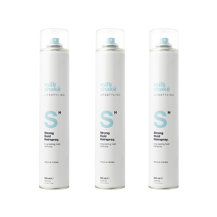 Pachet styling 3 x Fixativ cu fixare puternica lifestyling strong hold hairspray 500 ml