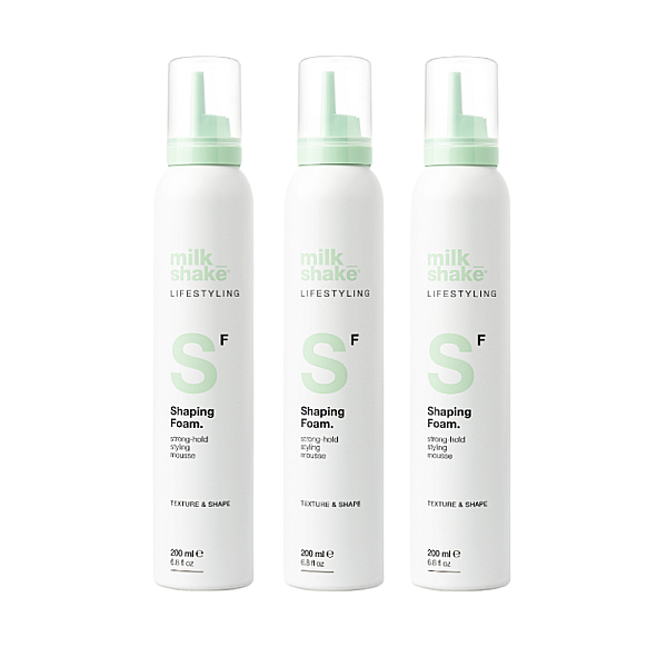 Pachet 3 x spuma pentru volum si styling lifestyling shaping foam 200ml