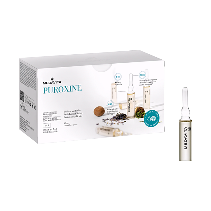 Fiole anti-matreata si anti-mancarimi fara clatire Puroxine Anti-dandruff lotion