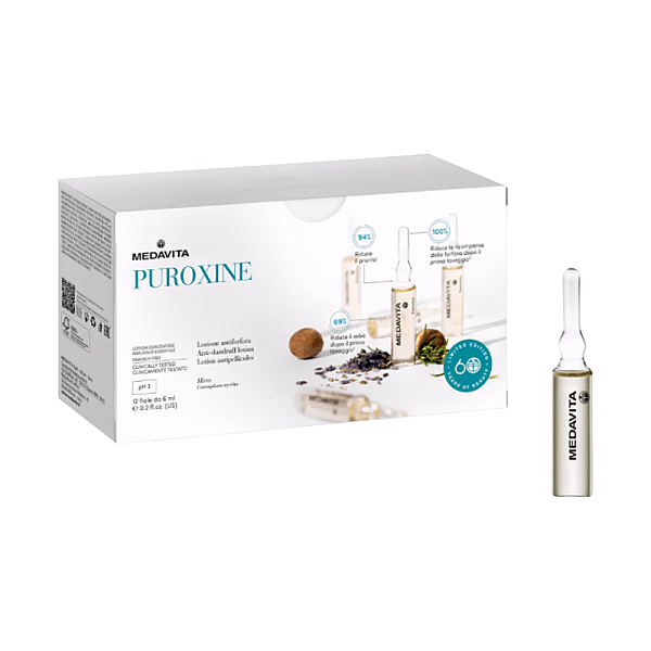 Fiole anti-matreata si anti-mancarimi fara clatire Puroxine Anti-dandruff lotion