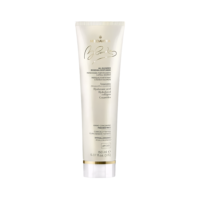 Masca cu Acid Hialuronic si Colagen pentru par blond Blondie All Blondes Bonding Deep Mask