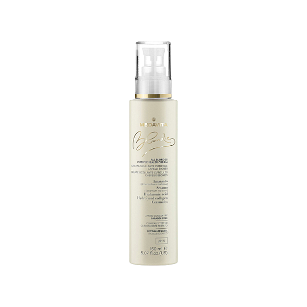 Crema fara clatire cu ceramide si acid hialuronic pentru inchiderea cuticulelor Blondie All Blondes Cuticle Sealer Cream