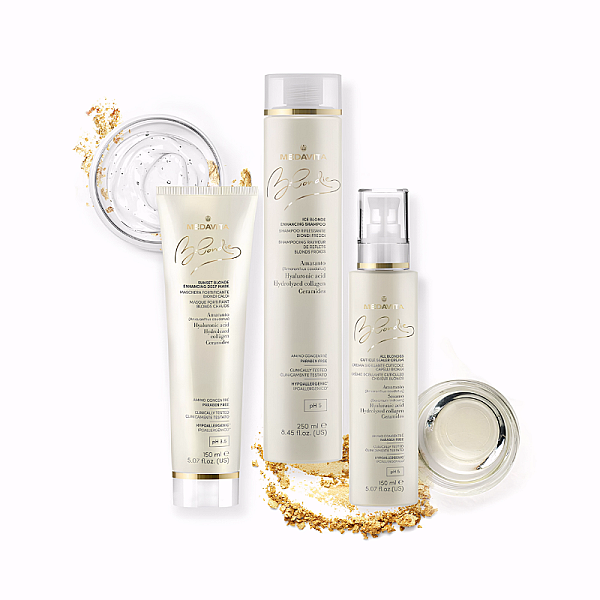 Crema fara clatire cu ceramide si acid hialuronic pentru inchiderea cuticulelor Blondie All Blondes Cuticle Sealer Cream