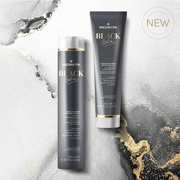 Sampon nuantator Anti-Galben/Portocaliu Black Blondie Extra Cool Blonde Neutralizing Shampoo