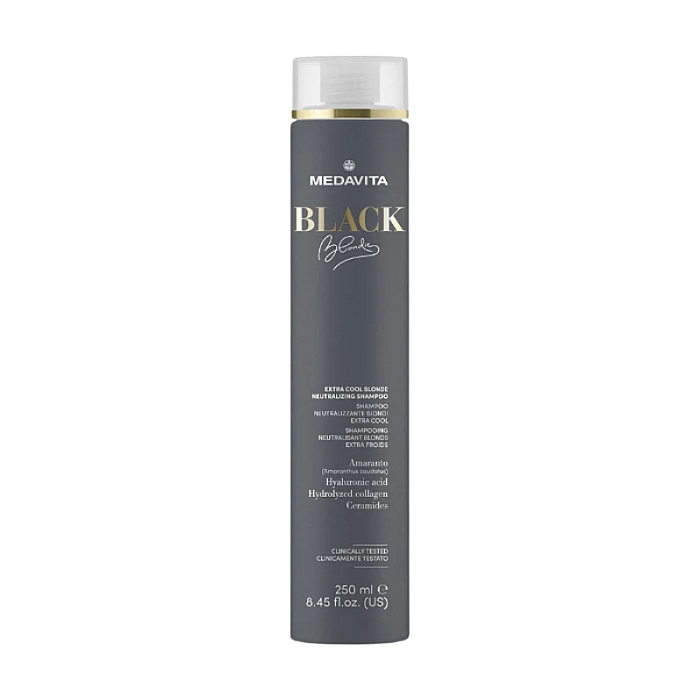 Sampon nuantator Anti-Galben/Portocaliu Black Blondie Extra Cool Blonde Neutralizing Shampoo