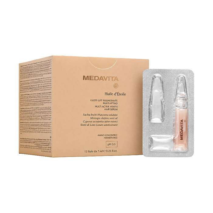 Fiole pentru stralucire Huile D'Etoile Multi-active Youth Hair Serum