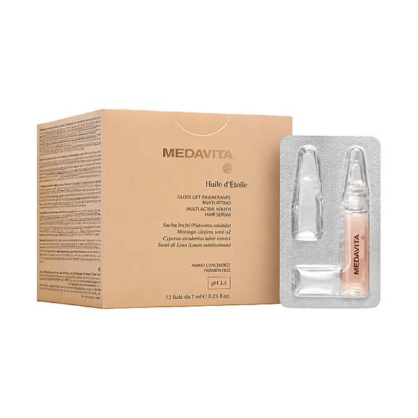 Fiole pentru stralucire Huile D'Etoile Multi-active Youth Hair Serum