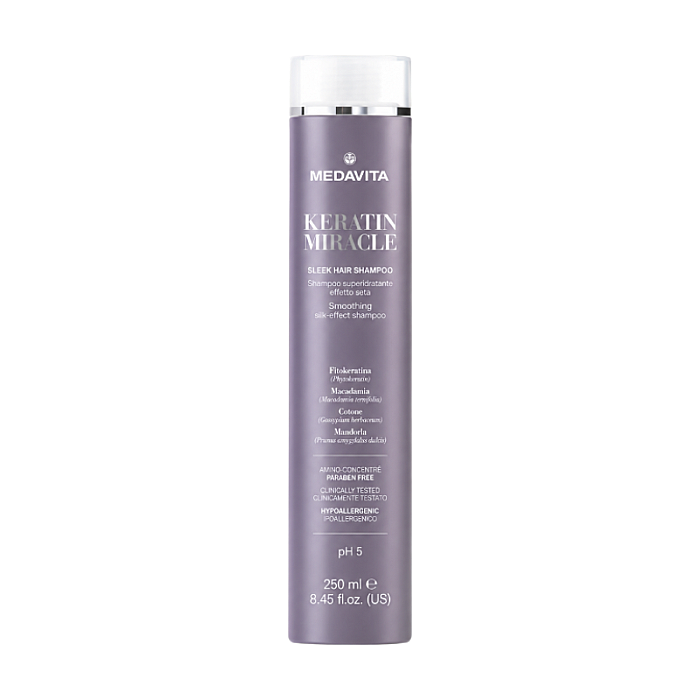 Sampon cu Keratina Anti-frizz pentru netezire Keratin Miracle Sleek Hair Shampoo