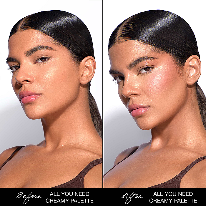 Paleta cremoasa blush, contur si iluminator all you need creamy palette