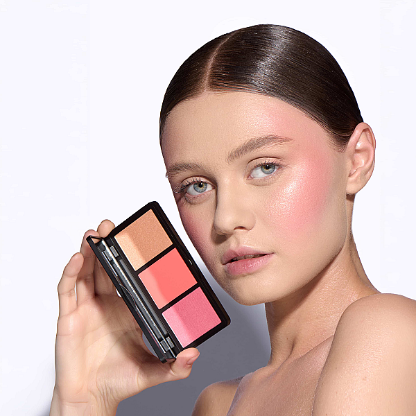 Paleta blush coral cheeks trio