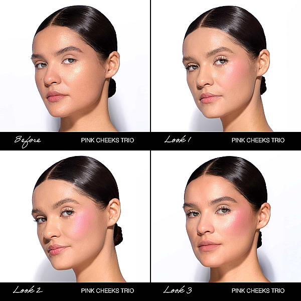 Paleta blush pink cheeks trio