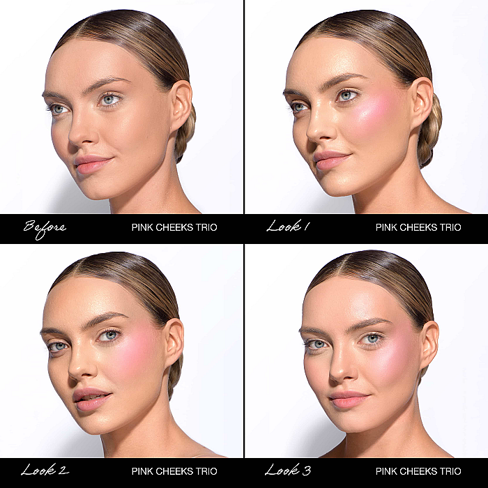 Paleta blush pink cheeks trio