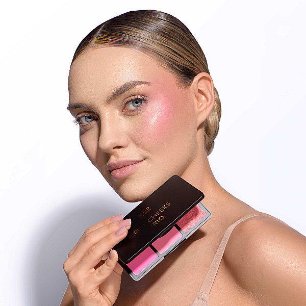 Paleta blush pink cheeks trio