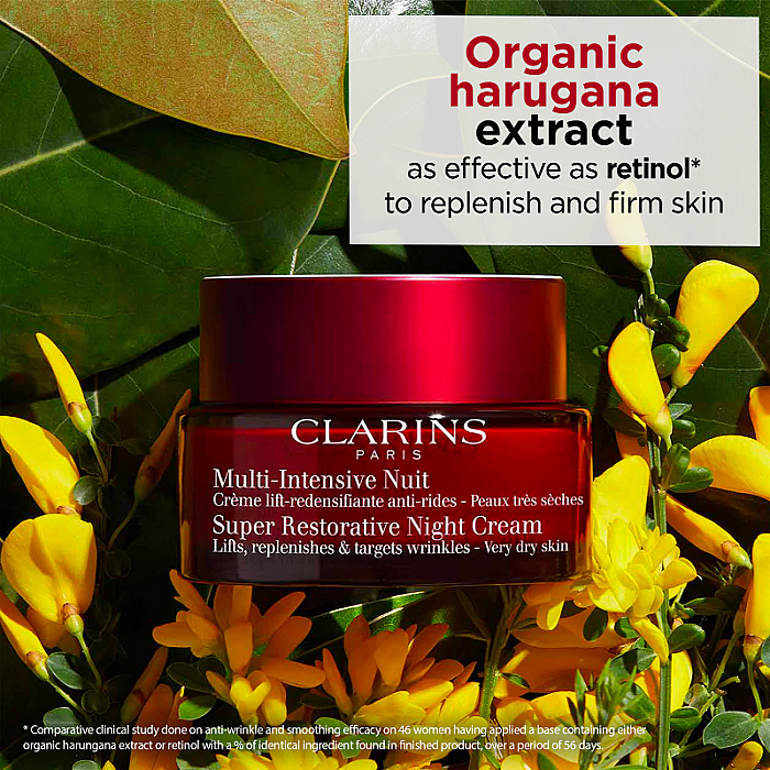 Crema de noapte anti-imbatranire pentru ten uscat Super Restorative