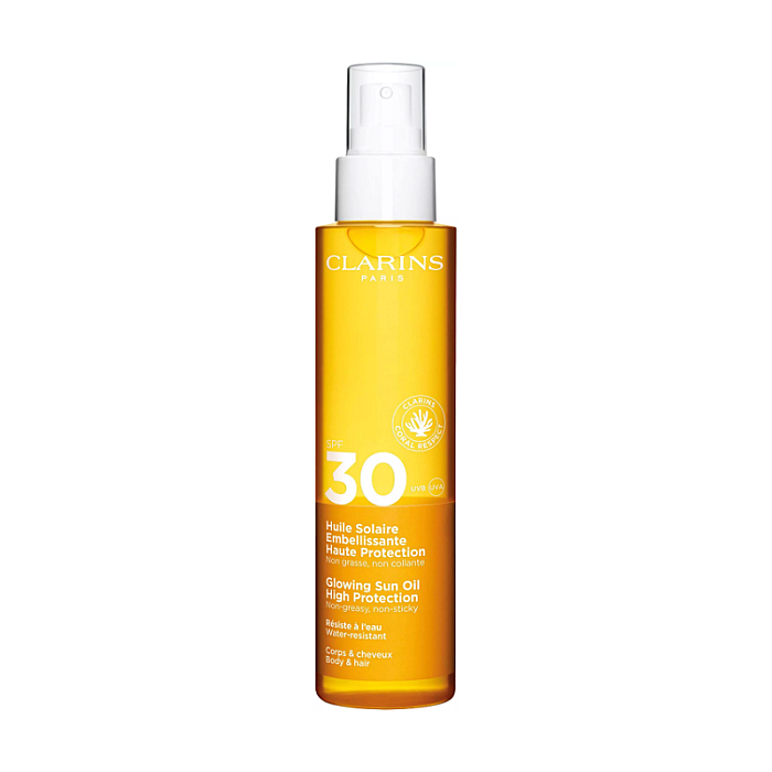 Ulei de corp si par cu protectie solara SPF 30 Glowing Sun Oil