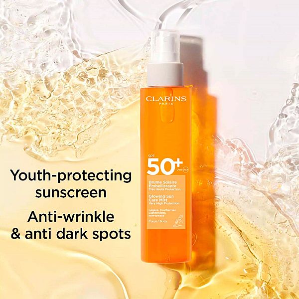 Spray cu protectie solara SPF50+ Glowing Sun Care Mist