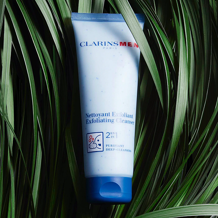Gel exfoliant de fata 2 in 1 pentru barbati Exfoliating Cleanser