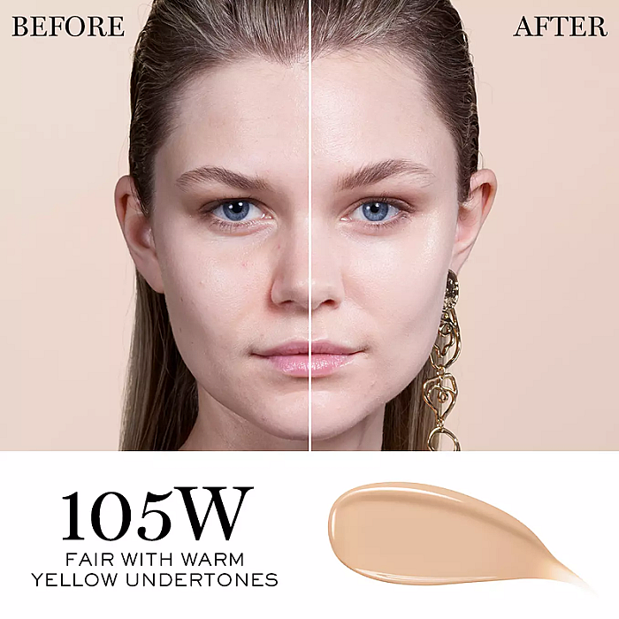 Fond de ten cu efect luminos Teint Idole Ultra Wear Care & Glow