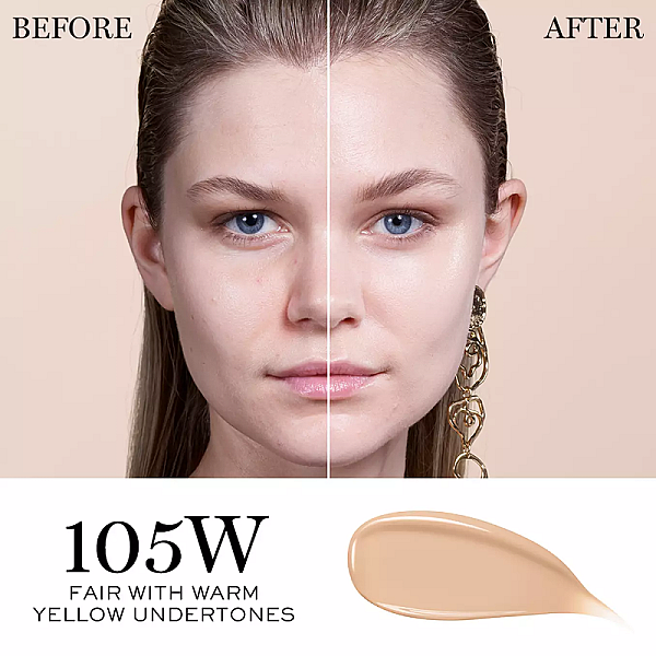 Fond de ten cu efect luminos Teint Idole Ultra Wear Care & Glow