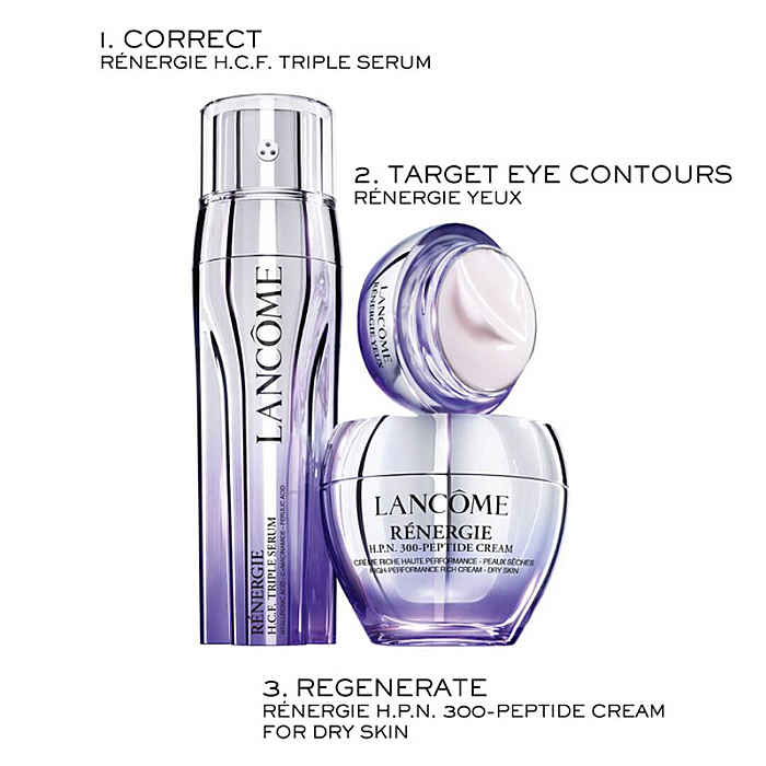 Crema anti-rid cu peptide si acid hialuronic pentru ten uscat Renergie H.P.N 300- Peptide Rich Cream