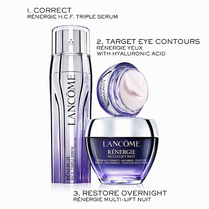Crema de noapte anti-rid cu efect de liftling Renergie Multi-Lift Nuit