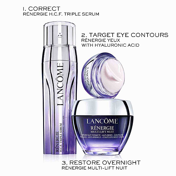 Crema de noapte anti-rid cu efect de liftling Renergie Multi-Lift Nuit