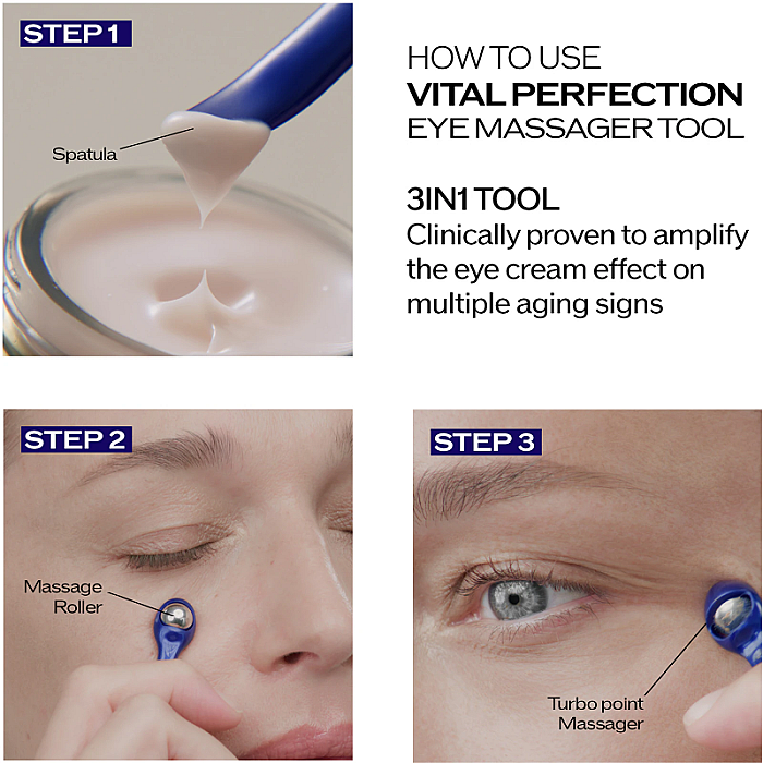 Crema de ochi pentru fermitate si riduri Vital Perfection Uplifting and Firming Advanced Eye Cream