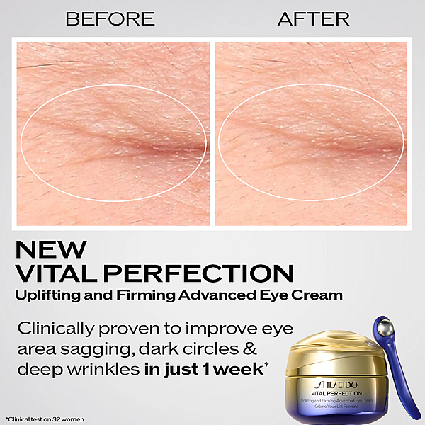 Crema de ochi pentru fermitate si riduri Vital Perfection Uplifting and Firming Advanced Eye Cream