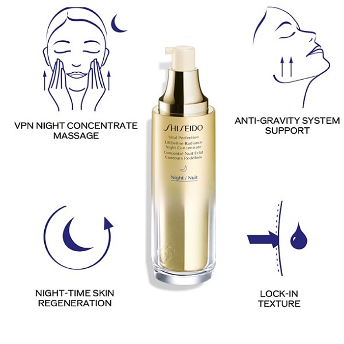 Serum anti-aging de noapte Vital Perfection Uplifting and Firming Liftdefine Radiance Night