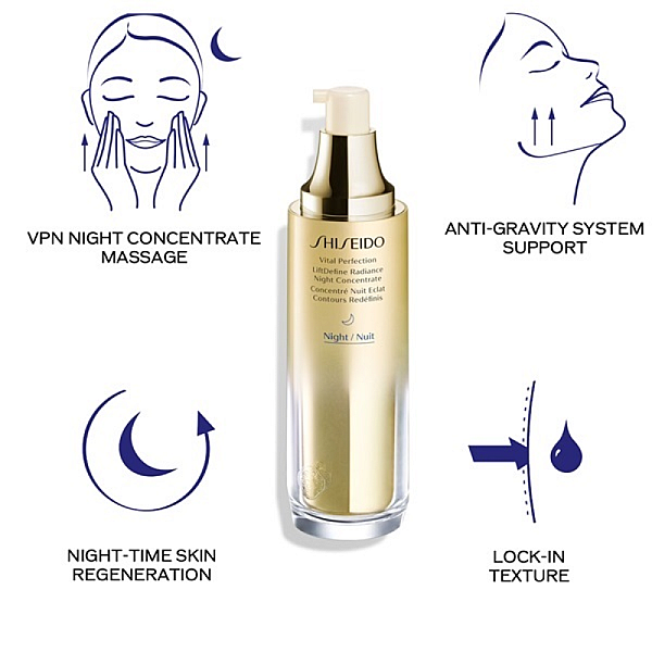 Serum anti-aging de noapte Vital Perfection Uplifting and Firming Liftdefine Radiance Night