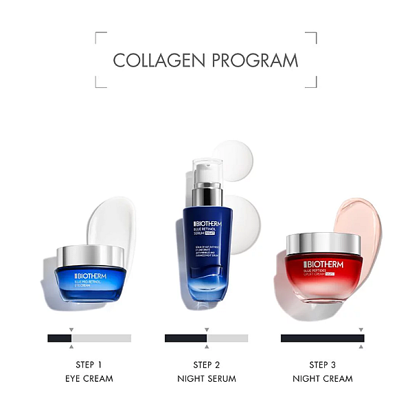 Crema de noapte anti-rid cu peptide pentru fermitate si lifting Blue Peptides Uplift Night Cream