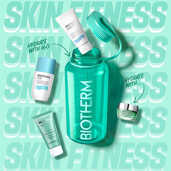 Set de hidratare cu sticla reutilizabila Aqua Drop Skin & Body Hydration Essentials