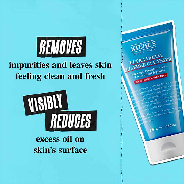 Gel de curatare pentru echilibrarea sebumului Ultra Facial Oil-Free Cleanser