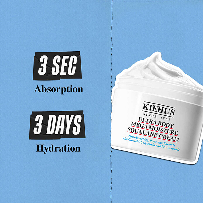 Crema hidratanta de corp cu Squalane si pro-ceramide Ultra Body Mega Moisture Squalane Cream