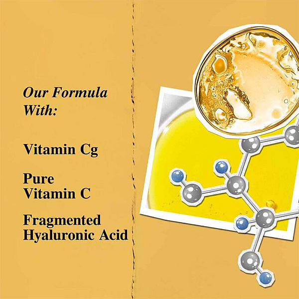 Serum de fata cu Vitamina C si Acid Hialuronic Powerful-Strength Line-Reducing Concentrate