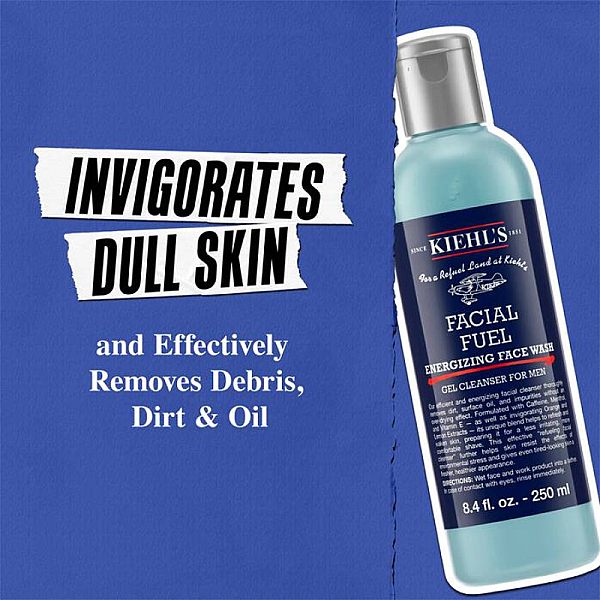 Gel de curatare energizant pentru barbati Facial Fuel Energizing Face Wash