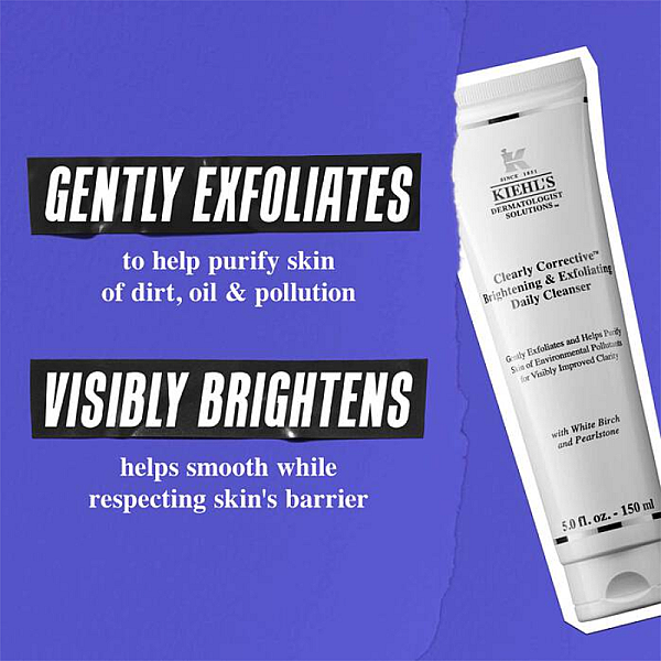 Gel de curatare si exfoliere Clearly Corrective Brightening & Exfoliating Daily Cleanser