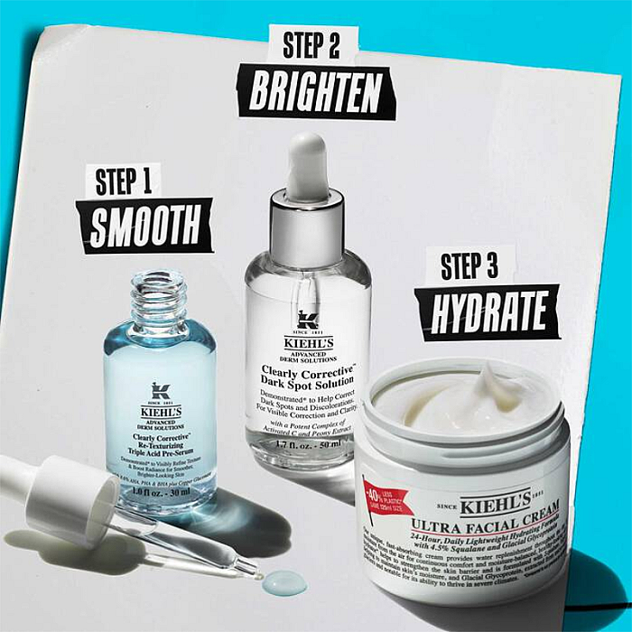 Exfoliant bland pentru fata cu AHA, BHA si PHA Clearly Corrective Daily Re-Texturizing Triple Acid Peel