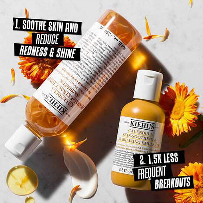 Emulsie calmanta cu extract de galbenele Calendula Skin-Soothing & Stabilizing Emulsion