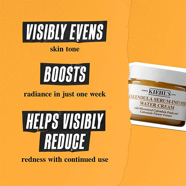 Crema hidratanta cu extract de galbenele Calendula Serum-Infused Water Cream