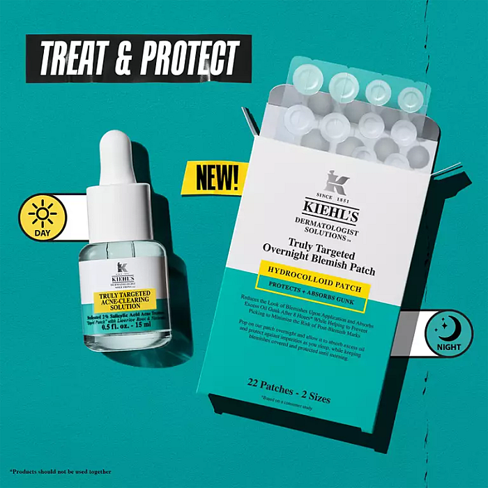 Plasturi hidrocoloidali pentru acnee Truly Targeted Overnight Blemish