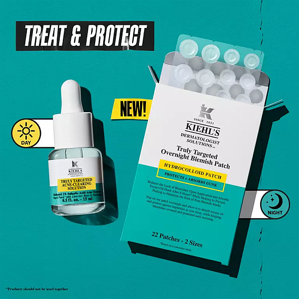 Plasturi hidrocoloidali pentru acnee Truly Targeted Overnight Blemish