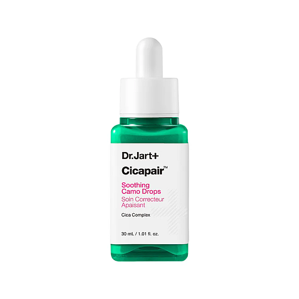 Ser fluid corector pentru roseata cu SPF 20 si Centella Asiatica Cicapair Soothing Camo Drops
