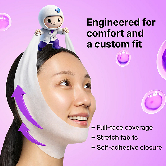 Masca de fata cu efect de lifting Cryo V-Sculpt Jawline Lifting Mask
