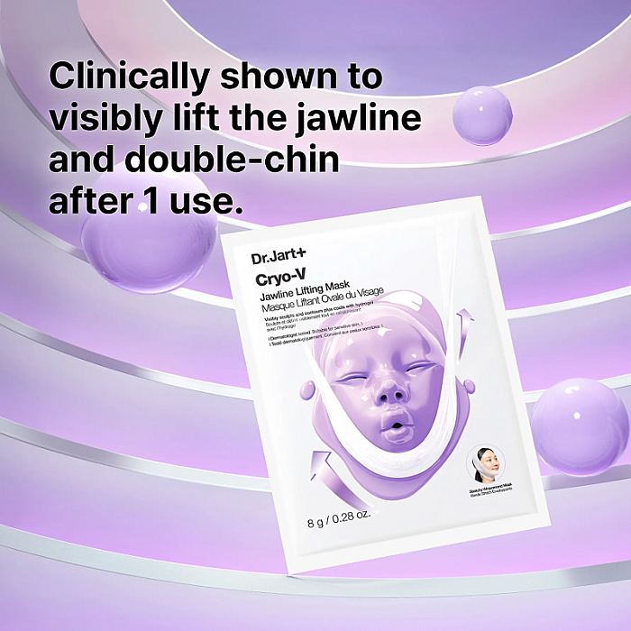 Masca de fata cu efect de lifting Cryo V-Sculpt Jawline Lifting Mask