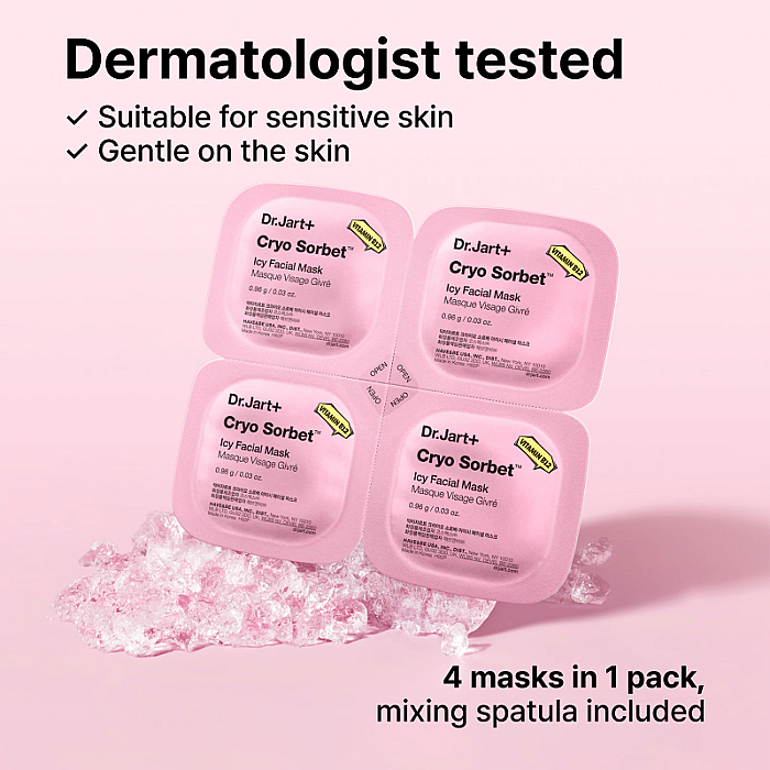 Masca hidratanta cu efect racoritor Cryo Sorbet Icy Facial Mask
